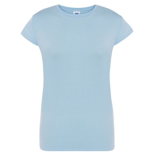 JHK Lady Comfort dámské tričko krátký rukáv světle modrá