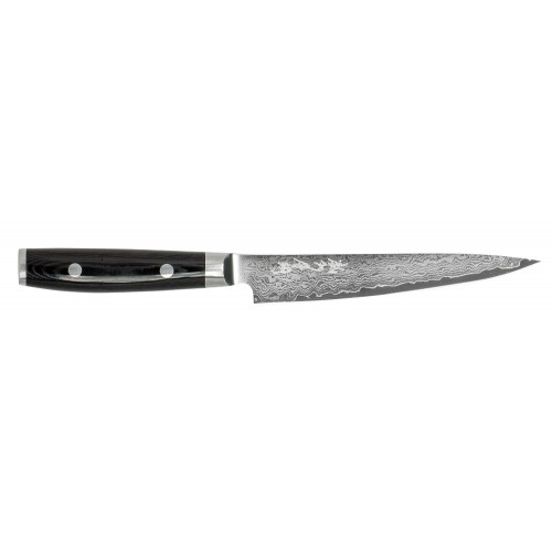 Yaxell Ran Plus japonský plátkovací nůž 18cm - barva černá