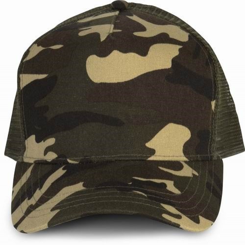 Kariban KP137 kšiltovka Camouflage - barva kamufláž