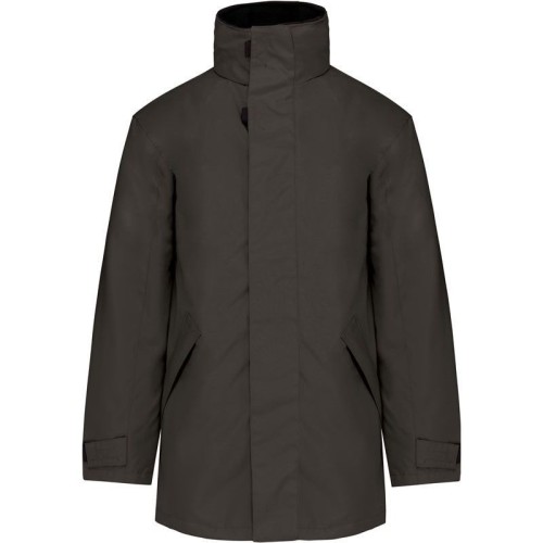 Kariban K677 Pánská parka šedá Dark Grey