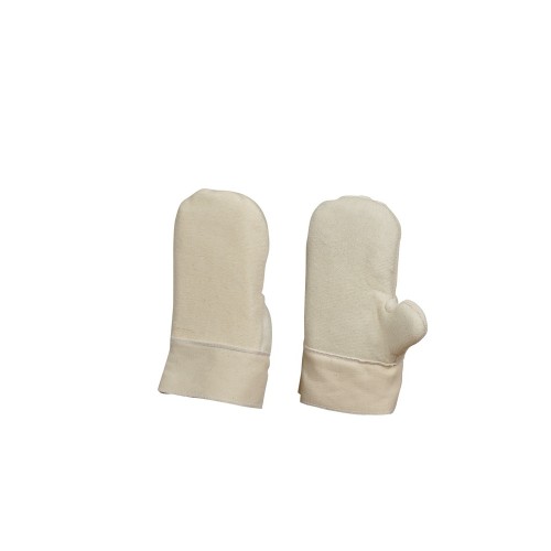 Kilic Eldiven KL-213 krátké teplovzdorné rukavice mufloní do 350st.C pekařské - barva bílá