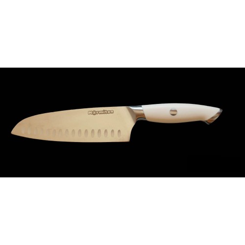 MARMITON Emi Santoku kuchařský nůž nerezový rukojeť bílá ABS 18cm