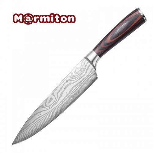 MARMITON Ryuu nerezový kuchařský nůž rukojeť Pakkawood 20cm
