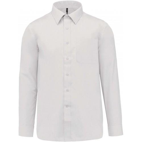 Kariban K545 pánská košile s dlouhým rukávem bílá