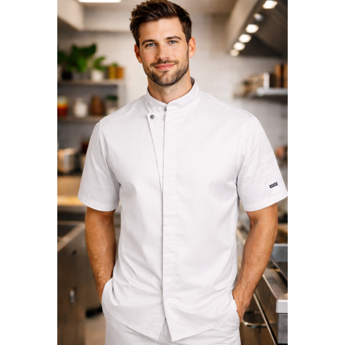 Kentaur 23516 kuchařský rondon s krátkým rukávem pánský i dámský bílý