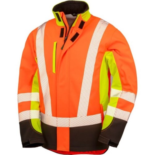 Result Recycled R 506X 3-vrstvá bezpečnostní bunda Fluorescent Yellow/Orange Result Recycled R 506X 3-vrstvá bezpečnostní bunda Fluorescent Yellow/Orange