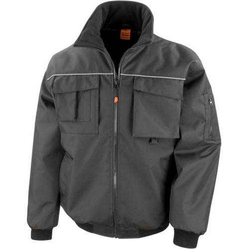Result rk-Guard R300X Work-Guard Pilotní pánská bunda „Sabre“černá Black