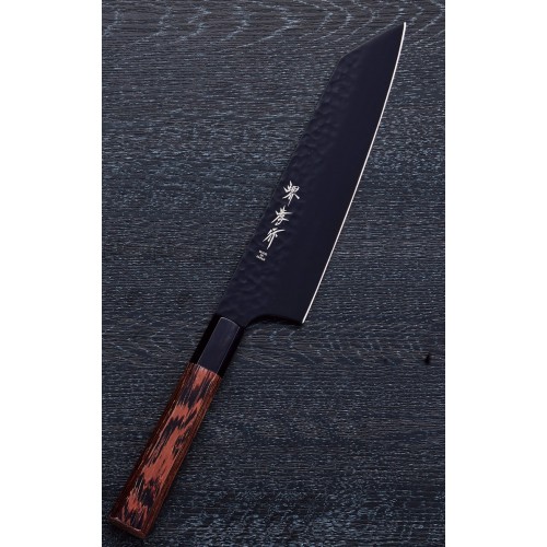 Sakai Takayuki Kurokage Kengata Gyuto japonský kuchařský nůž VG10 19cm dřevo wenge