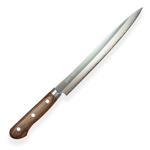 Suncraft SENZO CLAD japonský kuchařský nůž plátkovací 24 cm AUS 10 Pakkawood