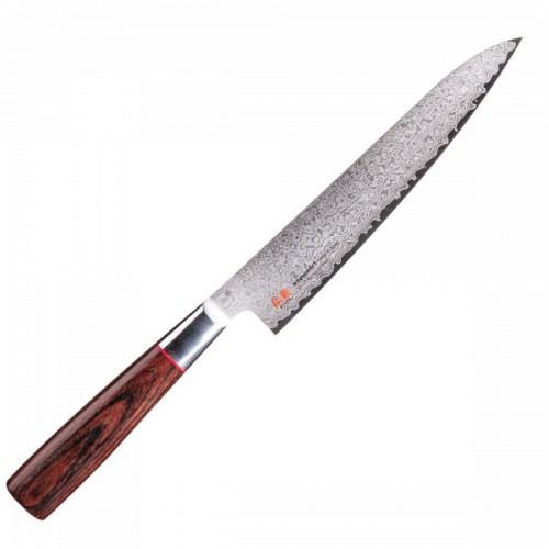 Suncraft japonský damaškový kuchařský nůž univerzální 15cm Pakkawood