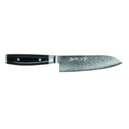 Yaxell Ran plus japonský Santoku nůž 16,5 cm - barva černá