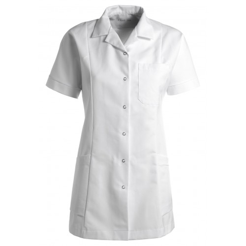Kentaur 1310 zdravotnické šaty tunika dámské krátký rukáv - barva bílá