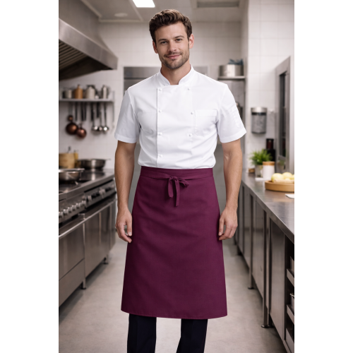 Denny´s DP100 kuchařská zástěra do pasu bobuloviny