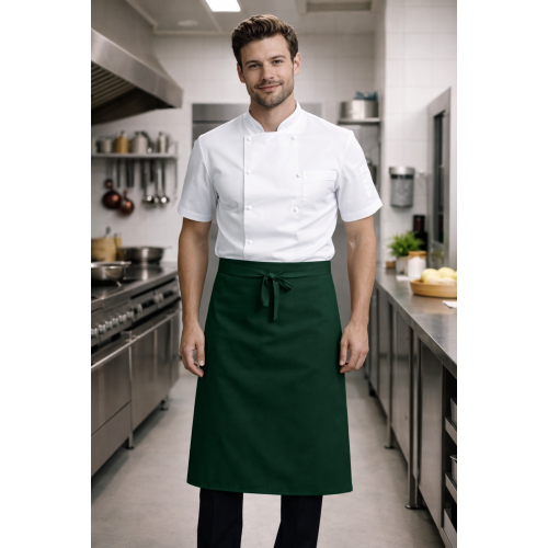 Denny´s DP100 kuchařská zástěra do pasu zelená