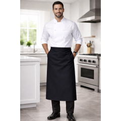 Denny's DP01 kuchařská zástěra do pasu černá