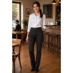 Velilla 403005S CHINO číšnické kalhoty dámské černé strečové