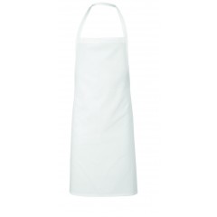 Kuchařská zástěra náprsenková bílá Giblor´s 100% bavlna - barva bílá