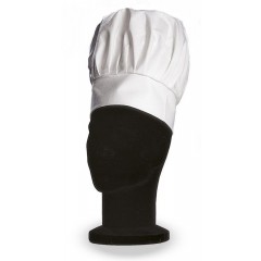 Giblor´s kuchařská čepice vysoká 100 % bavlna - barva bílá