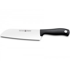 Kuchařský nůž Santoku Wüsthof Silverpoint 17cm - barva černá