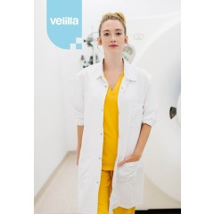 Velilla 539010 antibakteriální laboratorní plášť pánský dámský bílý