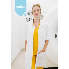 Velilla 539010 antibakteriální laboratorní plášť pánský dámský bílý