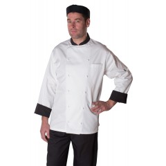 Dennys Le Chef Executive pánský rondon s lemováním bílá