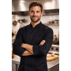 Giblor´s Raul kuchařský rondon dlouhý rukáv pánský dámský černá