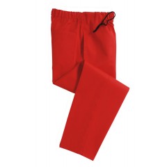 Denny´s DC18 řeznické a kuchařské kalhoty pánské i dámské - barva červená