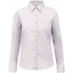 Kariban K549 dámská bílá košile dlouhý rukáv