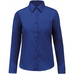 Kariban K549 dámská košile dlouhý rukáv modrá