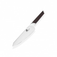 Dellinger Kiritsuke CUBE ebenový kuchařský nůž 13 cm - barva dřevo