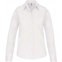 Kariban K542 dámská košile dlouhý rukáv bílá