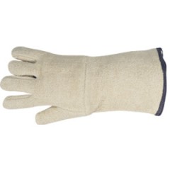 Dennys DW29 pekařské rukavice teplovzdorné termo chňapky bavlna - barva bílá