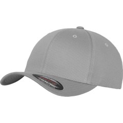 Flexfit 6277 6 panelová vlněná česaná kšiltovka Flexfit Silver