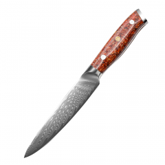 MARMITON Miu japonský kuchařský damaškový nůž okrajovací 13cm rukojeť pryskyřice VG10