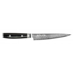 Yaxell Ran Plus japonský plátkovací nůž 18cm - barva černá