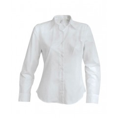 Kariban K538 dámská košile s dlouhým rukávem bílá