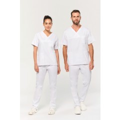 Kariban WK704 zdravotnické kalhoty dámské a pánské bílé
