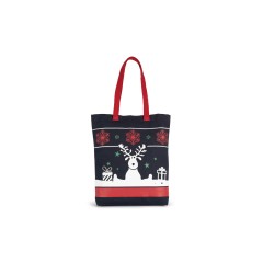 Kimood nákupní taška s vánočními vzory Night Navy