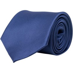 Korntex KXTIE8 Klasická společenská kravata modrá Dark Blue
