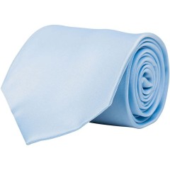 Korntex KXTIE8 Klasická společenská kravata modrá Light Blue