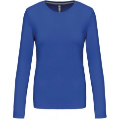 Kariban K383 dámské tričko dlouhý rukáv modrá