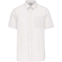 Kariban K551 pánská košile krátký rukáv bílá