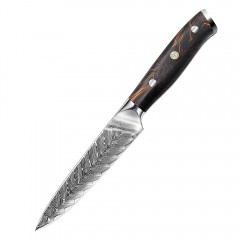 MARMITON Nikko japonský damaškový nůž okrajovací 13cm s dřevěnou rukojetí VG10