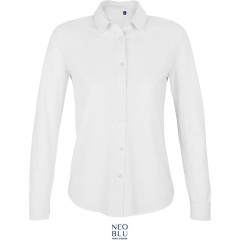 NEOBLU Basile Piqué dámská košile s dlouhým rukávem Optic White