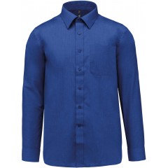 Kariban K545 pánská košile s dlouhým rukávem modrá