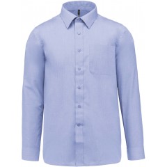 Kariban K545 pánská košile s dlouhým rukávem světle modrá