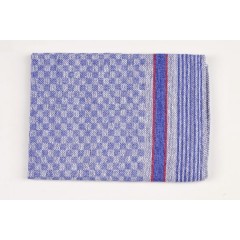 TOM pracovní keprový ručník 50 x 100 cm - 1 ks - barva modrá kostka