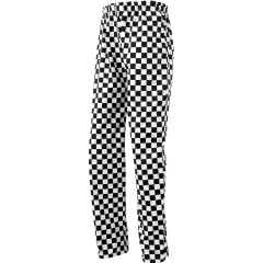 Premier PR553 Kuchařské pánské kalhoty Black/White