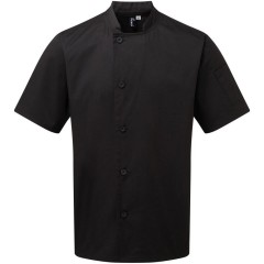 Premier PR900 Kuchařský rondon s krátkým rukávem pánský dámský černá Black